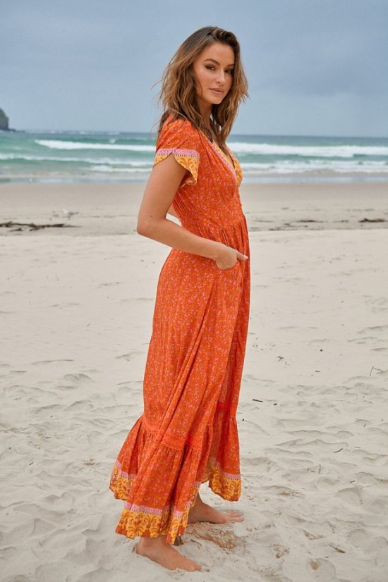 SOLSTICE MAXI - Jaase šaty - velikost: M