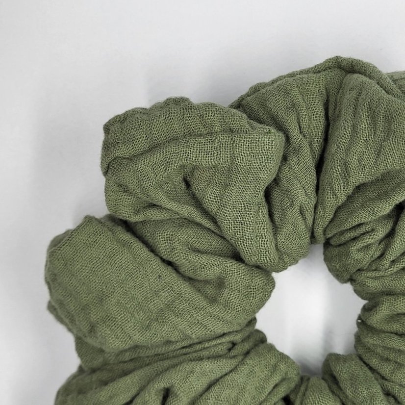 Maxi scrunchie mušelín