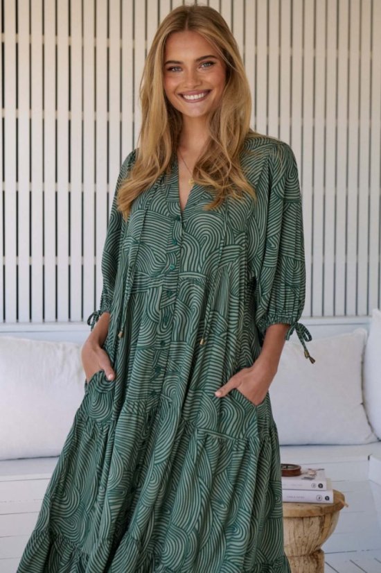 RIA DRESS - Jaase šaty - velikost: L