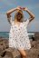 JUNEBERRY PRINT PETAL MINI DRESS - Jaase šaty - velikost: M