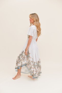 GEMSTONE PRINT TAURUS MAXI DRESS