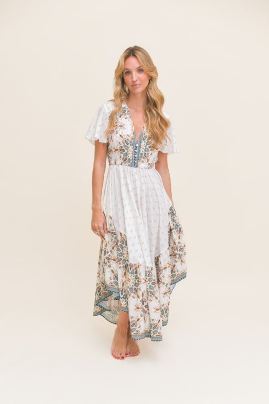 GEMSTONE PRINT TAURUS MAXI DRESS - Jaase šaty - velikost: S