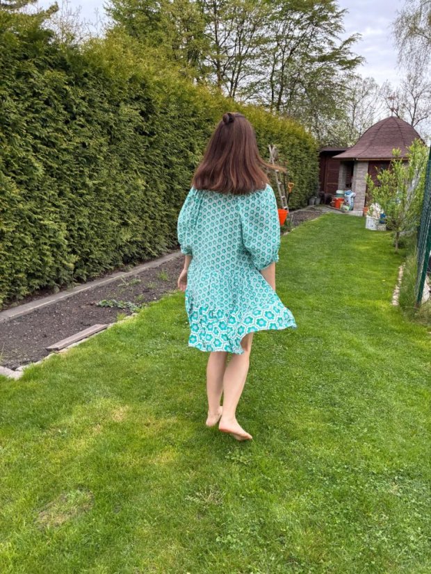 PETAL MINI DRESS - Jaase šaty - velikost: XS