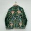 Velvet quilted jacket Green