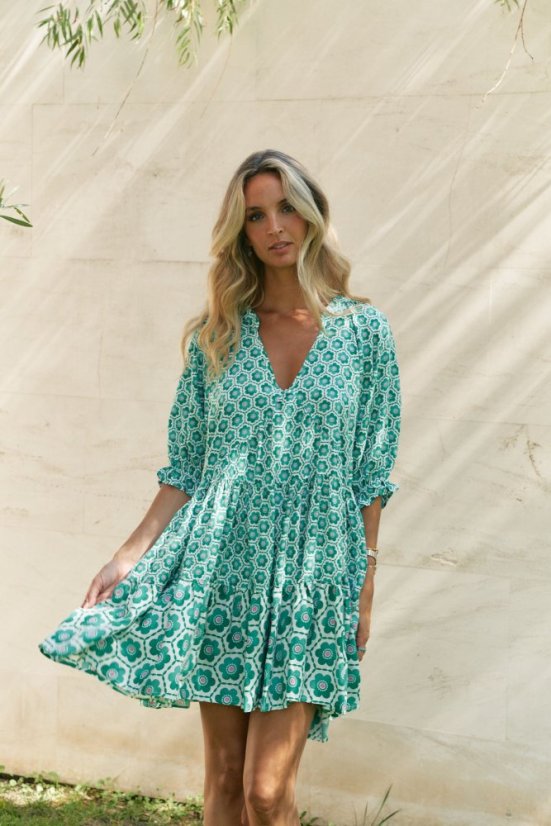 PETAL MINI DRESS - Jaase šaty - velikost: XS