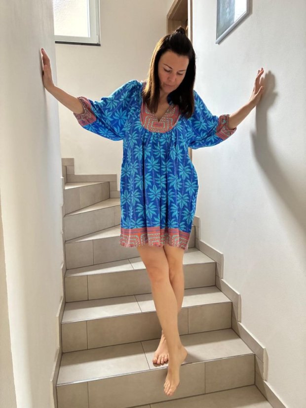 PALM MINI DRESS - Jaase šaty - velikost: L