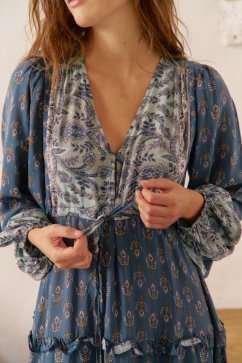 NICO PRINT LUCIANA MAXI DRESS