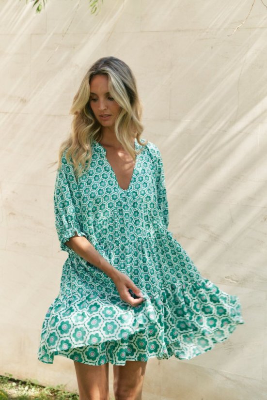 PETAL MINI DRESS - Jaase šaty - velikost: XS