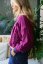 BURGUNDY COZY KARDIGAN - Velikost: M/L