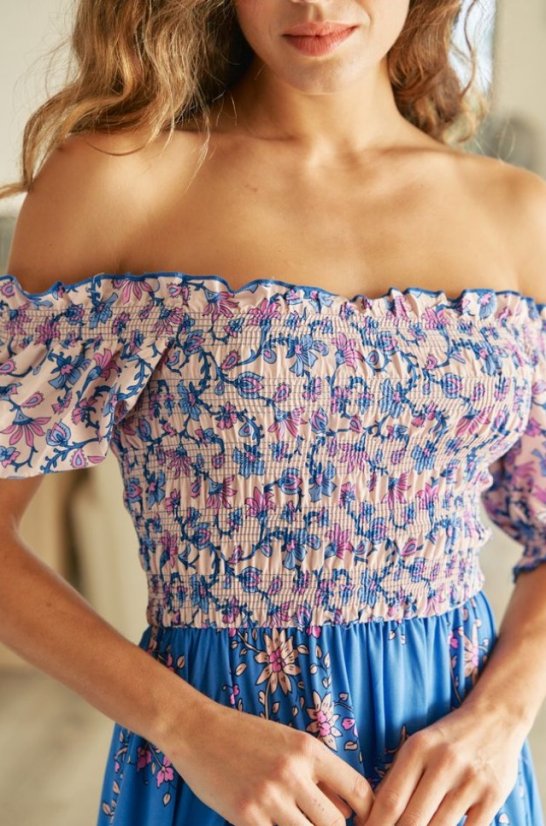 HAILEE PRINT CLAUDETTE MAXI - Jaase šaty - velikost: L